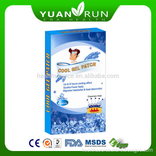 4*11 5*12cm fever reducing cool gel patch